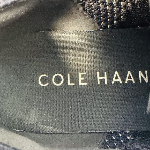 Cole Haan Shoes Womens 7 Blue Knit ZeroGrand Stitchlite Wingtip Oxford Sneakers - Picture 11 of 13